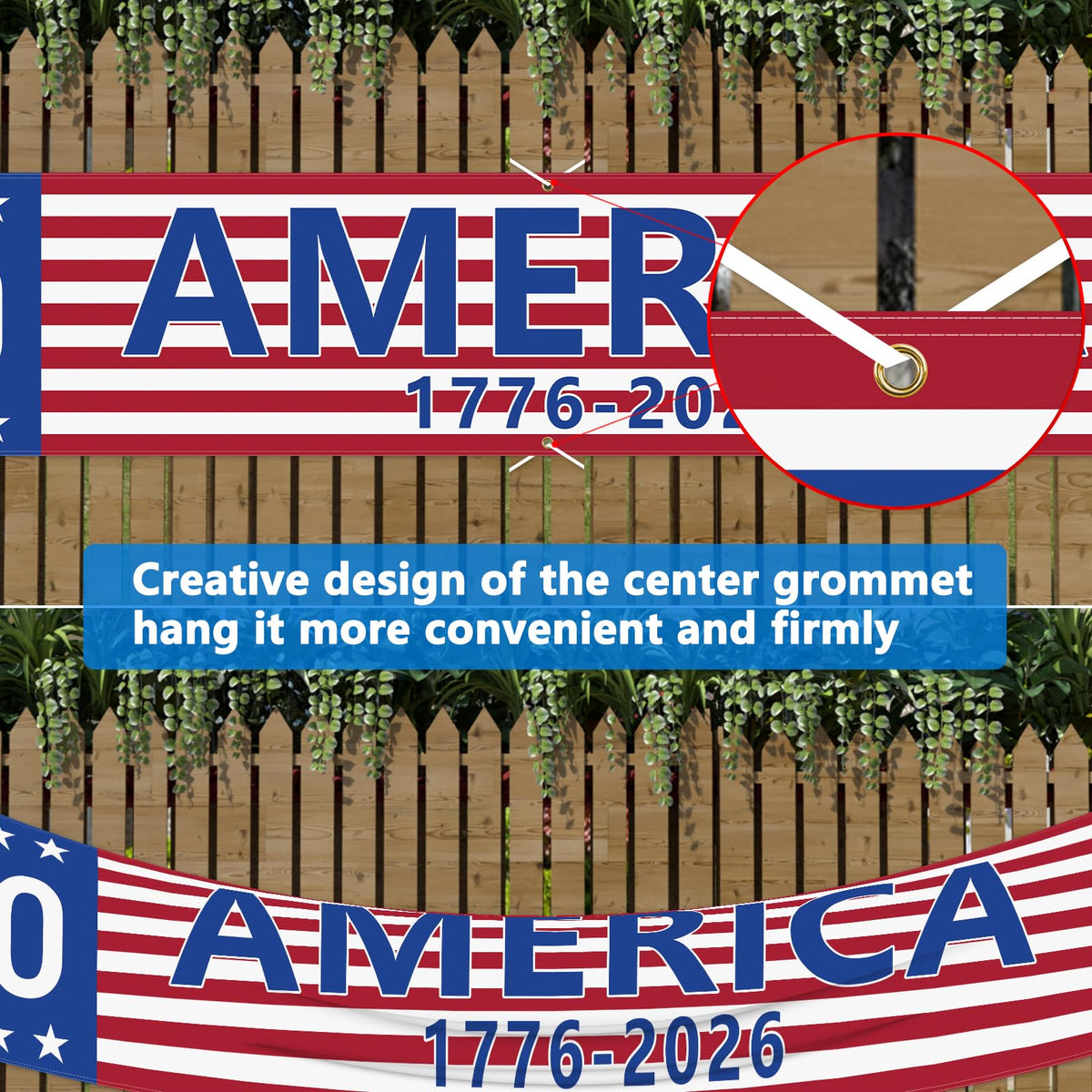 Probsin 250th Anniversary banner outdoor-hanging view for storefront or home facade.
