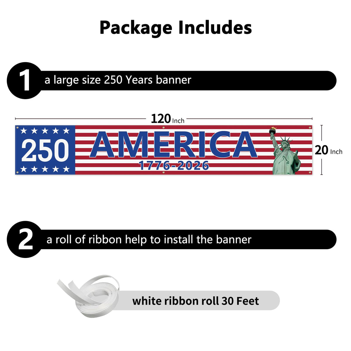 Probsin 250th Anniversary banner UV-resistant print maintains vivid colors outdoors.