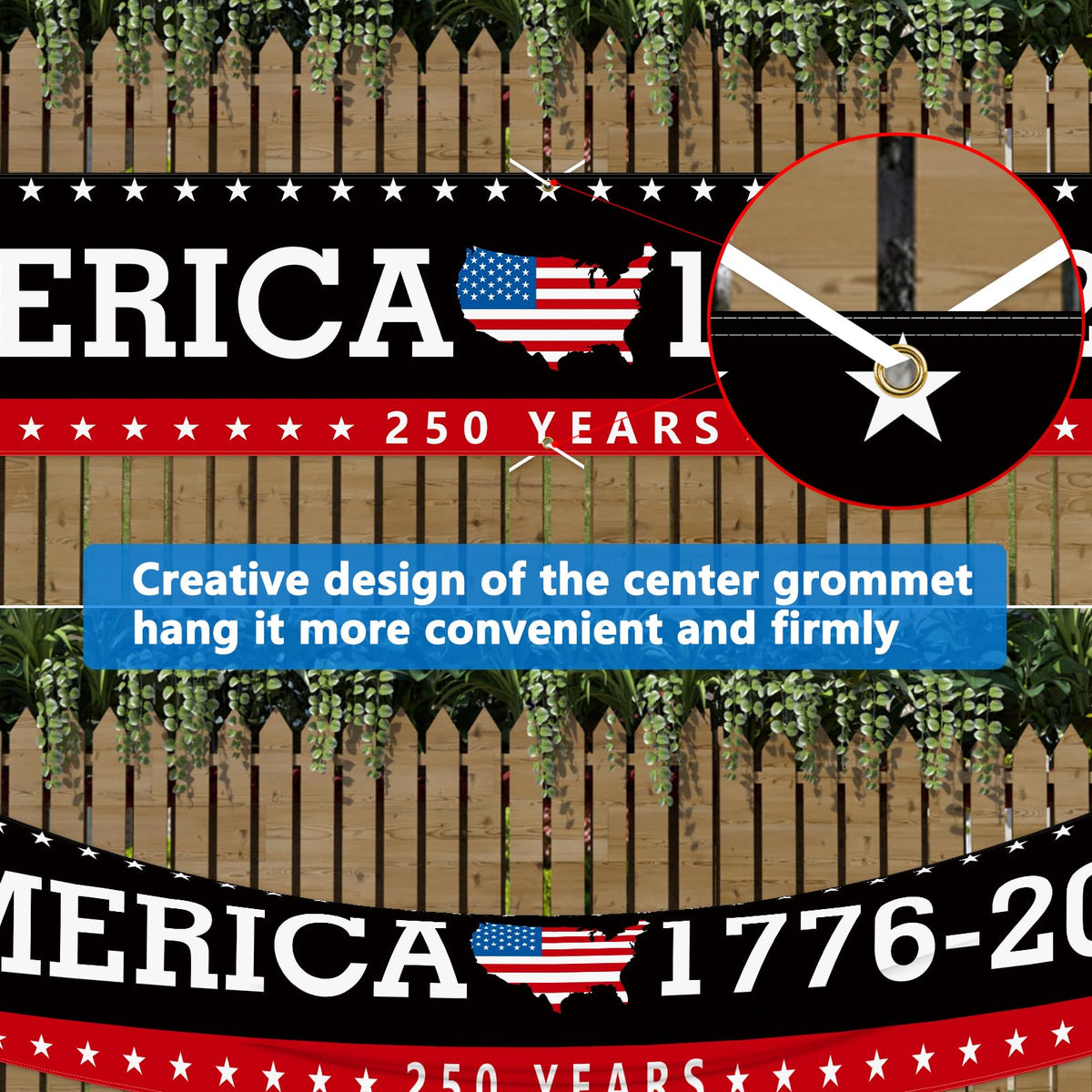 Probsin 250th anniversary banner weatherproof fabric for long-lasting outdoor use.