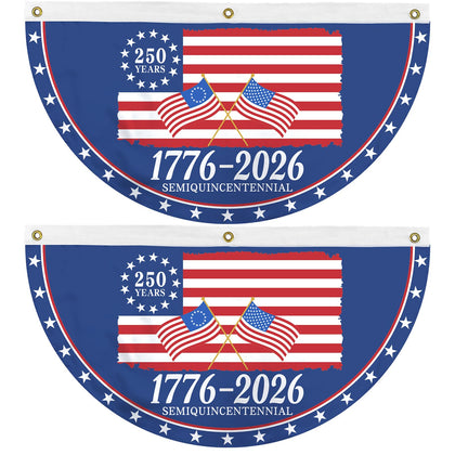 Probsin 250th anniversary bunting front view for outdoor display