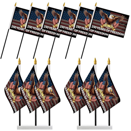 Probsin 250th anniversary flag pack, six flags with double-sided print for parades