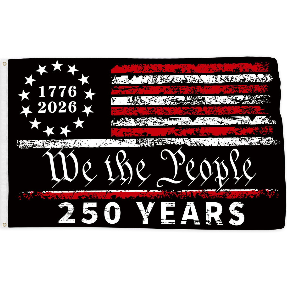 Probsin 250th anniversary flag front view for ceremonial display