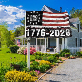 Probsin 250th flag, outdoor-ready polyester for porch or yard display.