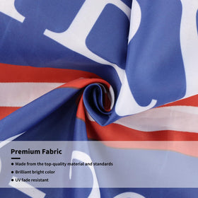 Probsin bunting with brass grommets ready to hang.
