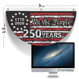 Probsin we the people bunting for indoor wall decor during celebrations.