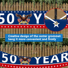 Probsin weatherproof polyester banner stays vibrant in sun and rain.