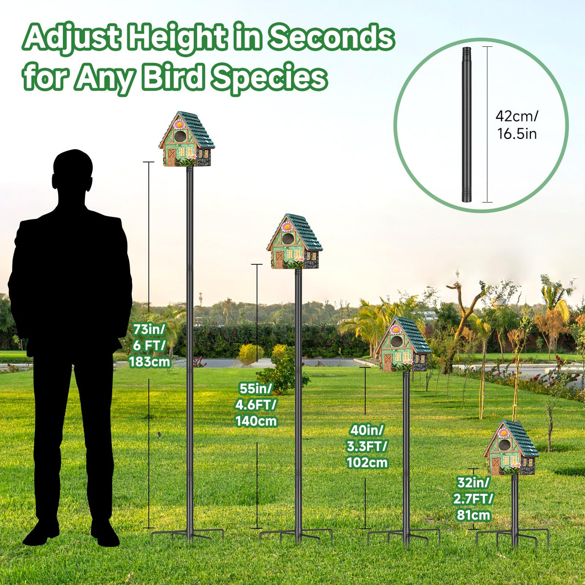 PROERR Universal Adapter Kit enabling wobble-free mounting on most feeders