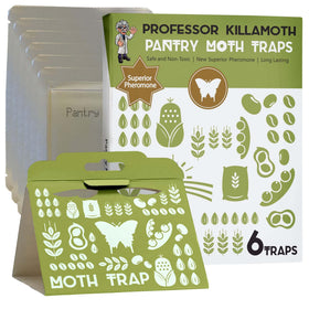 Professor Killamoth 6-pack traps protect kitchens with a non-toxic design.