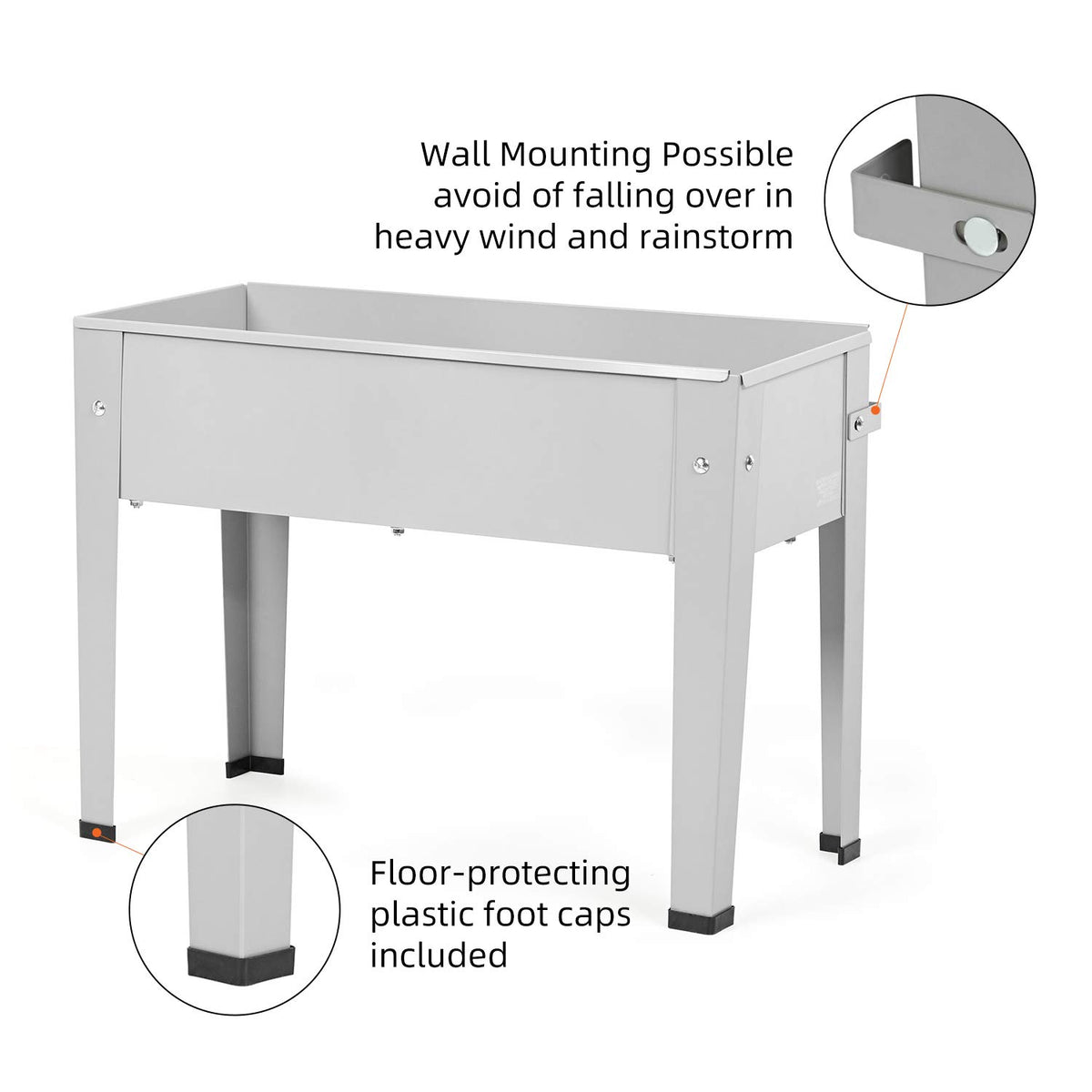 ProGard easy-assembly raised bed allows quick setup in minutes.