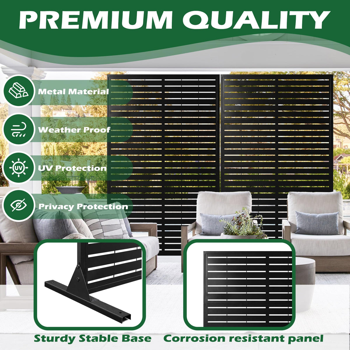 PROLEE perforated panel design allows natural light and ventilation.