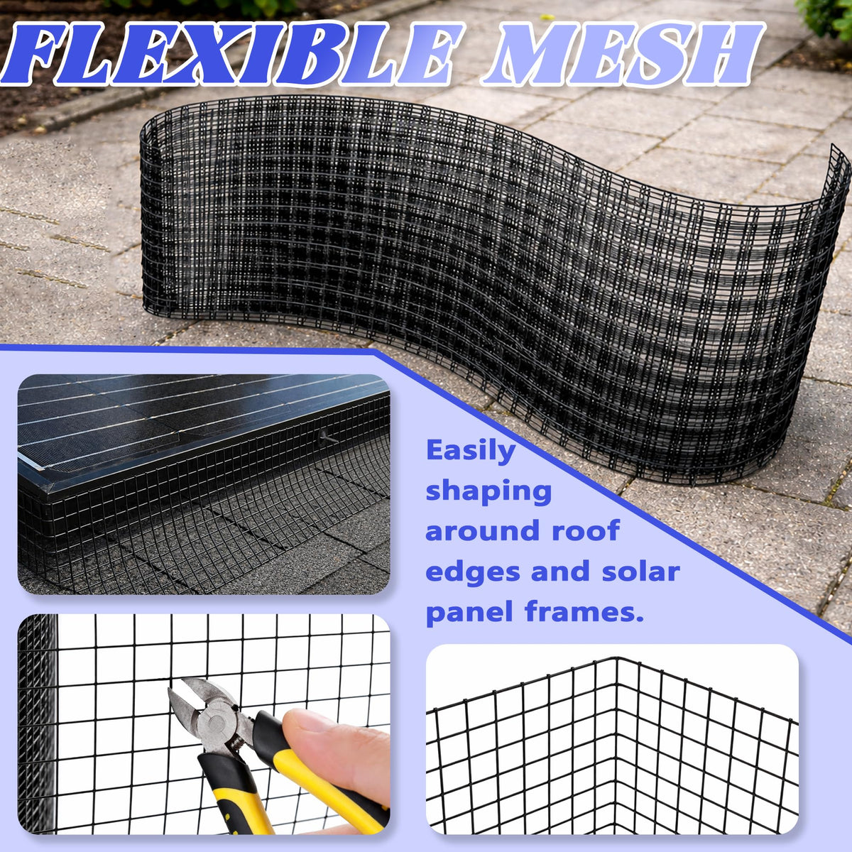 PROLEE rust-resistant mesh close-up shows durable PVC coating