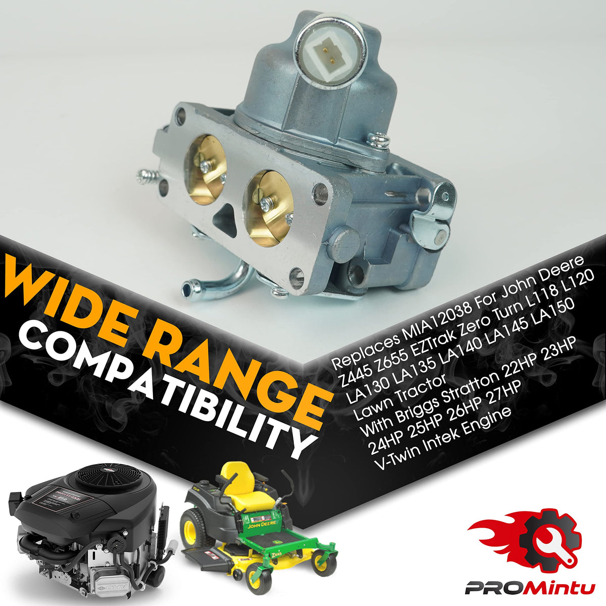 ProMintu carburetor box content displays unit and fittings for easy replacement.