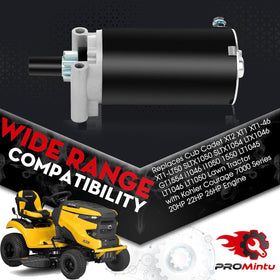 ProMintu lawn tractor starter installed during maintenance improves reliability
