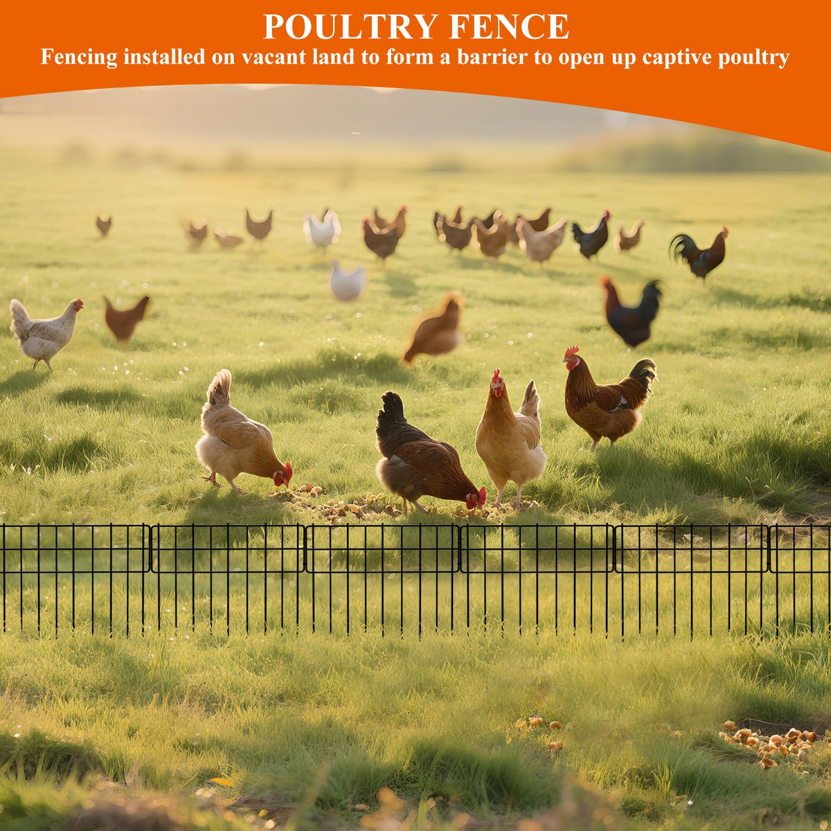 Promitop easy-install fencing for simple landscape decorating.