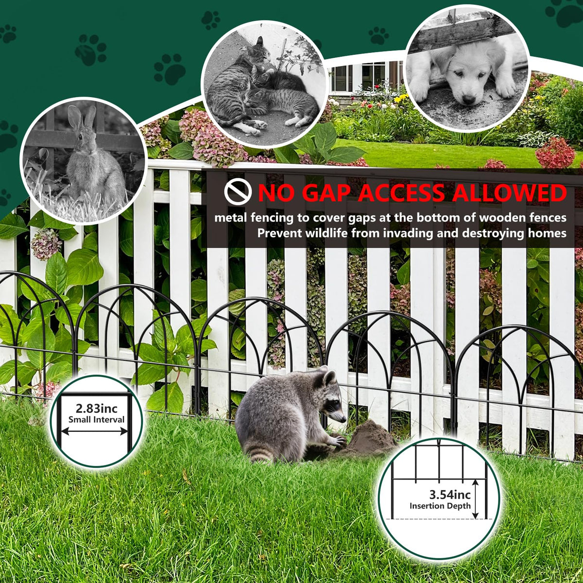 Promitop no-dig fence design installs easily without digging.