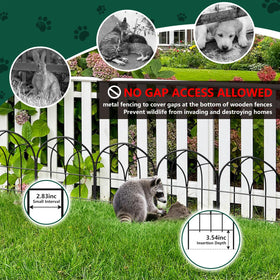 Promitop no-dig fence design installs easily without digging.