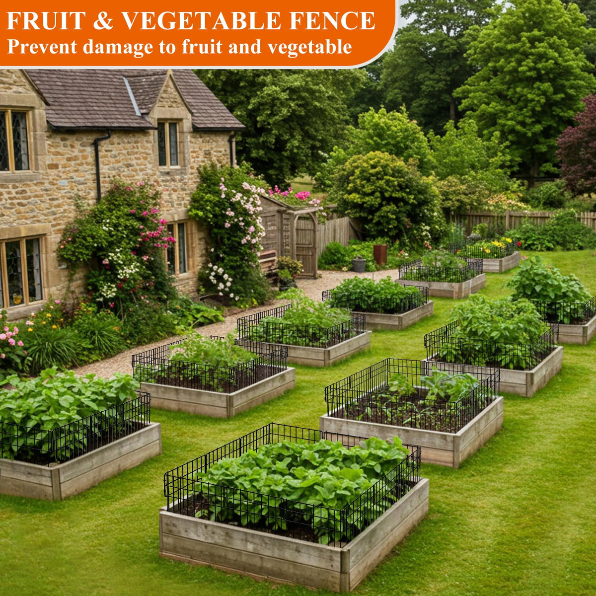 Promitop decorative fence panels transform borders with defined structure.