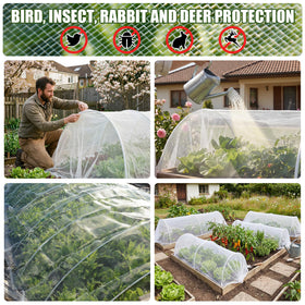 PROMORE UV stabilized HDPE netting emphasizes durability and edge reinforcement