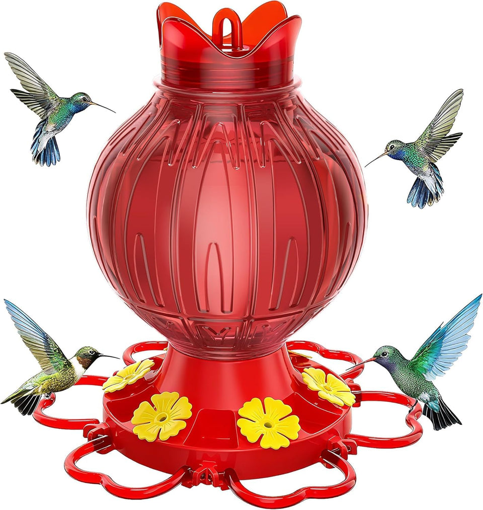 Promotion Love hummingbird feeder with top-fill wide-mouth for easy refills.