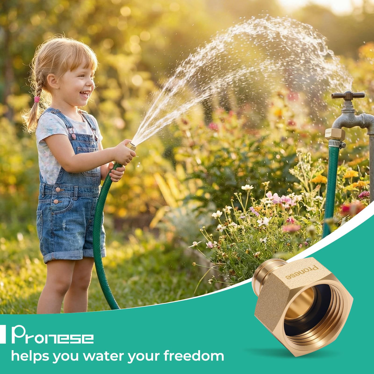 Pronese secure-fit design simplifies clean ends and proper barb connections.