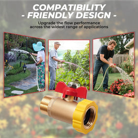 Pronese valve in use with hoses and sprayers for high-pressure irrigation
