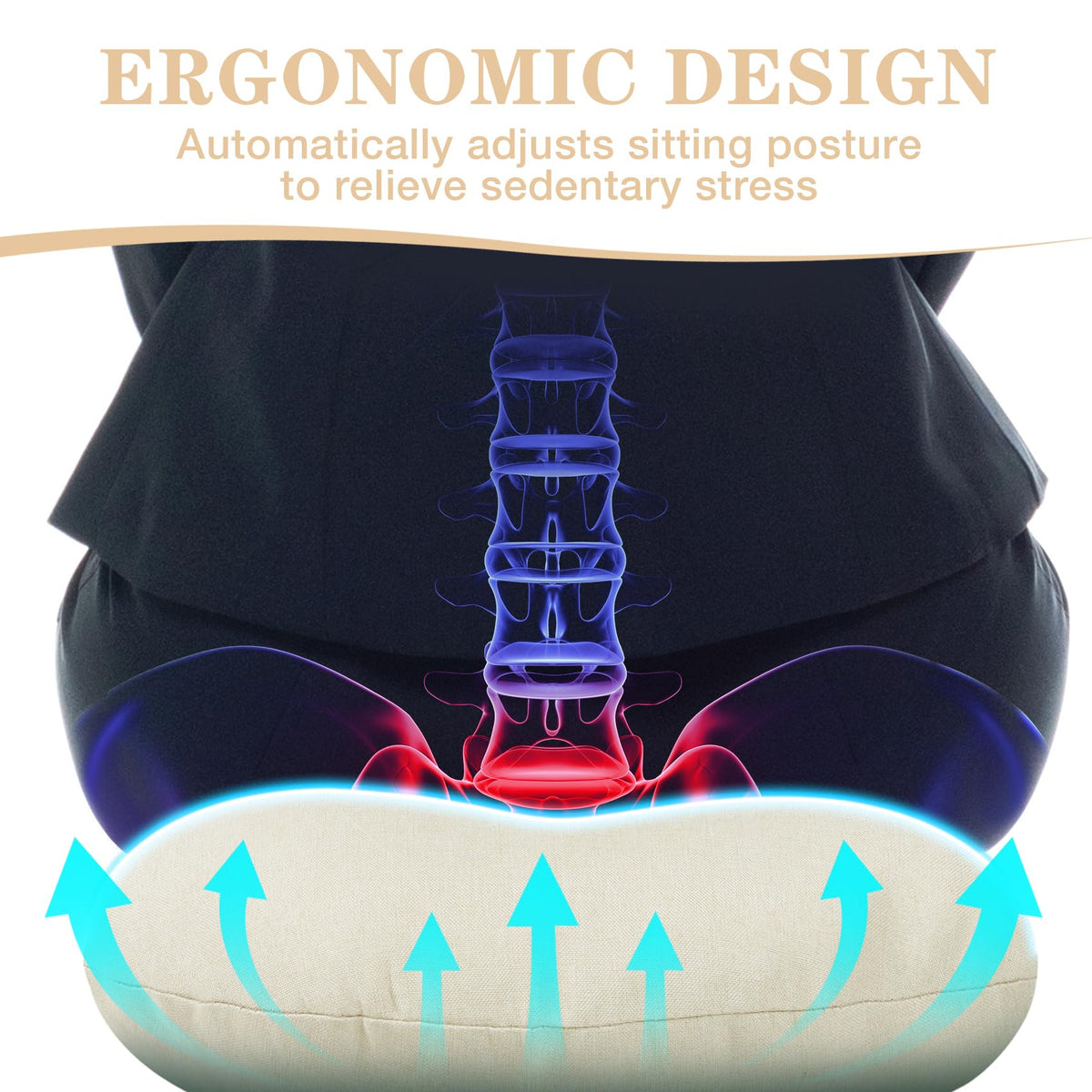PRONOUS round 15-inch cushion adds comfortable seating indoors