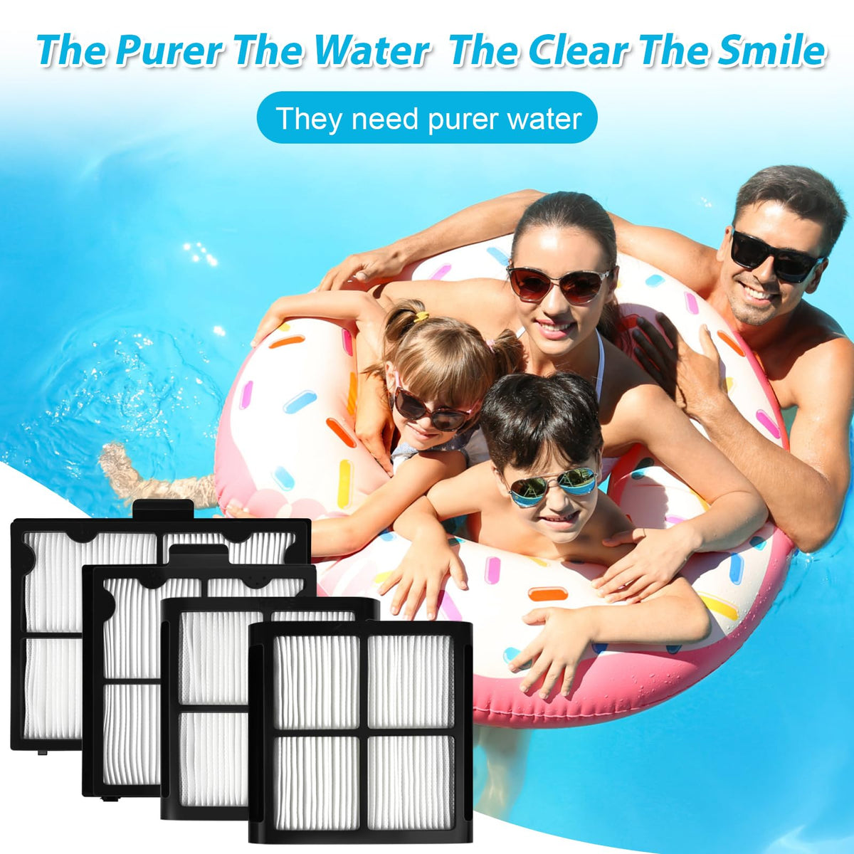 PROOVEELLY Packaging includes four ultra-fine filter panels.