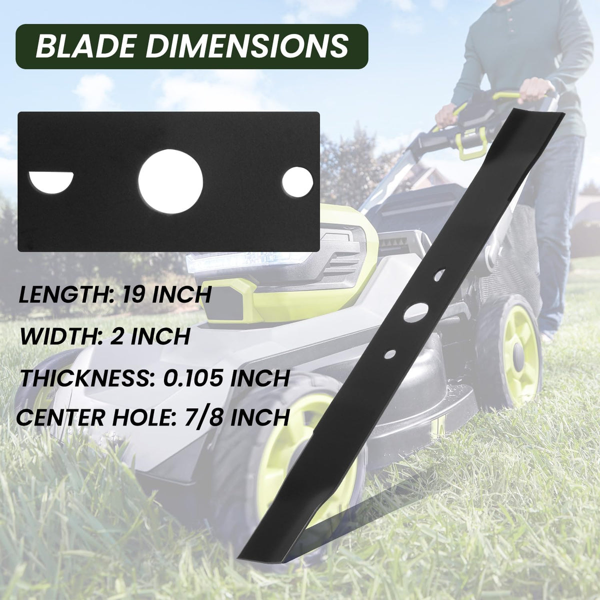 Prosentuo AC04020 blade with cold-forged steel core ensures durability
