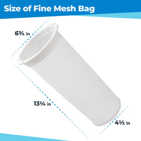 PROSOCOOL 600-micron mesh bag ready for filtration.