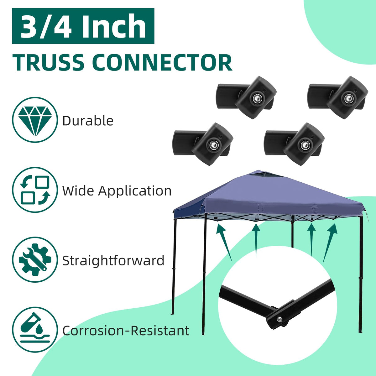 PROSOCOOL durable engineering plastic material withstands outdoor use