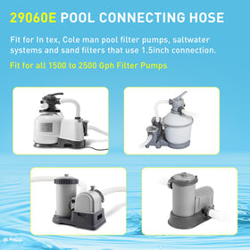 PROSOCOOL hose compatible with Intex pumps for versatile pool setup