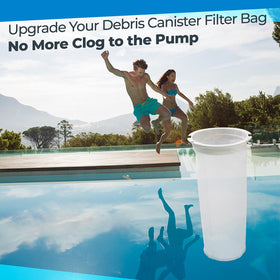 PROSOCOOL pool cleaning bag ready for flushing after use.