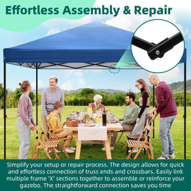 PROSOCOOL 3/4in truss connectors matched for standard gazebo frames