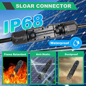 Prosoli IP68-rated connectors resist dust and water exposure.