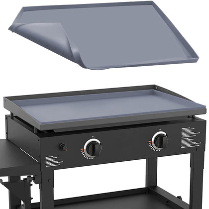 Protebox 28in griddle mat fit on Blackstone, guarding against dust and rust.