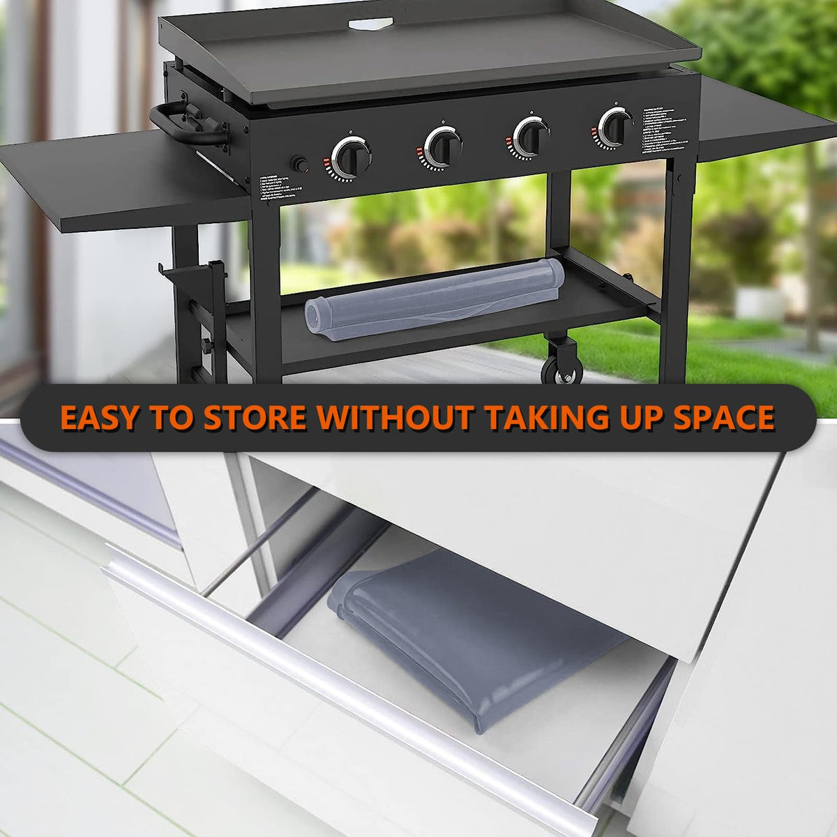 Protebox all-year griddle protection keeping Blackstone ready in any season.