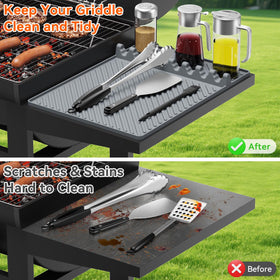 Protebox extra space for seasoning jars within reach while grilling