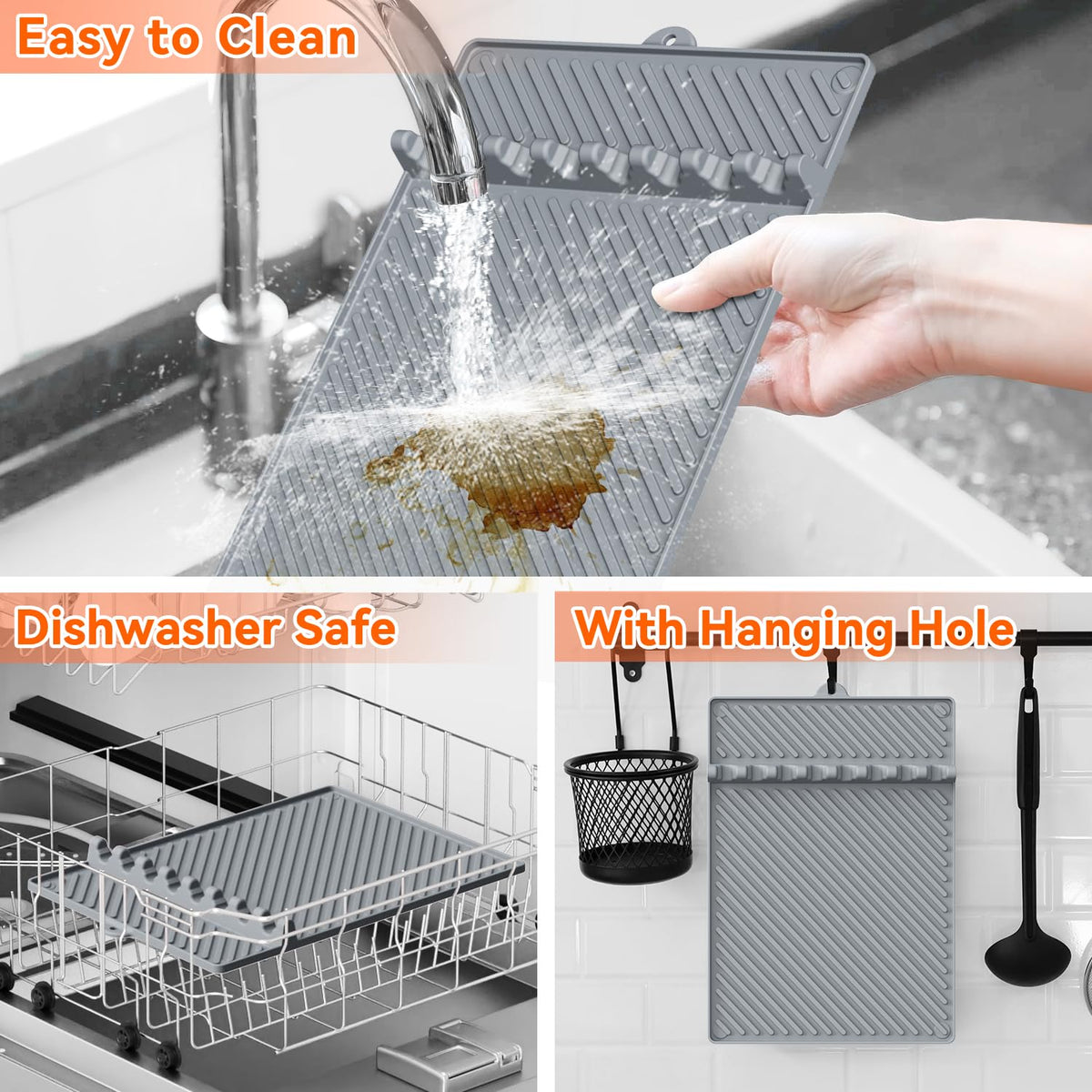Protebox heat-resistant silicone mat withstands 450F near grill
