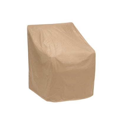 Protective Covers 1120-TN oversized wicker chair cover front view protects outdoor furniture.