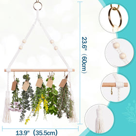 PROTITOUS gift tags 25pcs brown for labeling dried herbs.