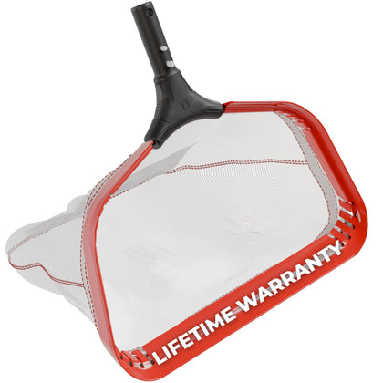 ProTuff 13-inch spa silt net in action catching debris quickly