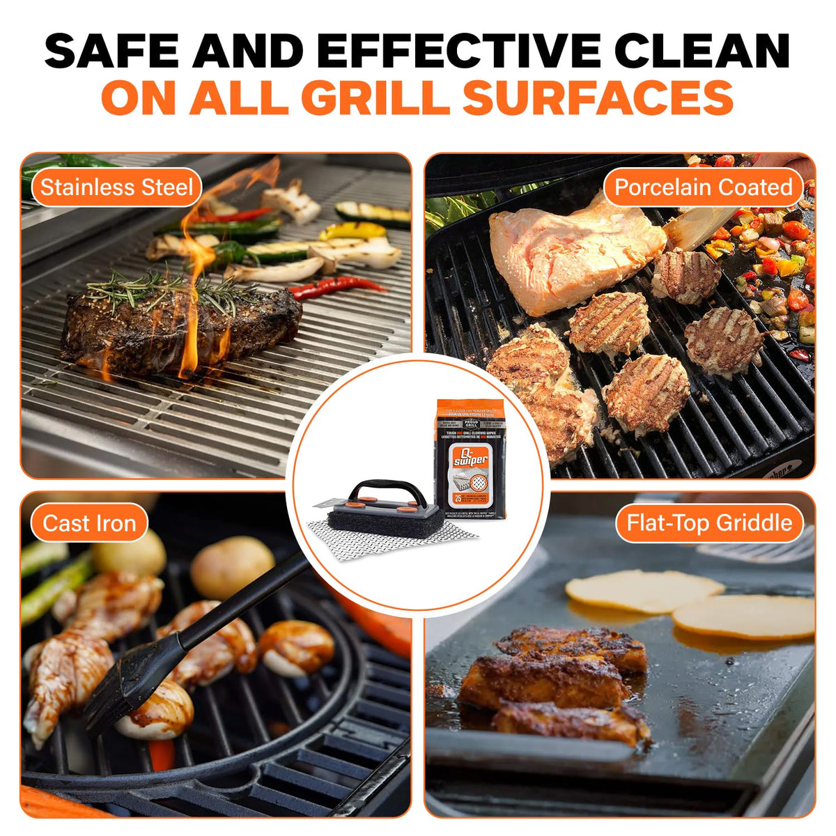 Proud Grill Q-Swiper gift idea for mom who loves backyard grilling.
