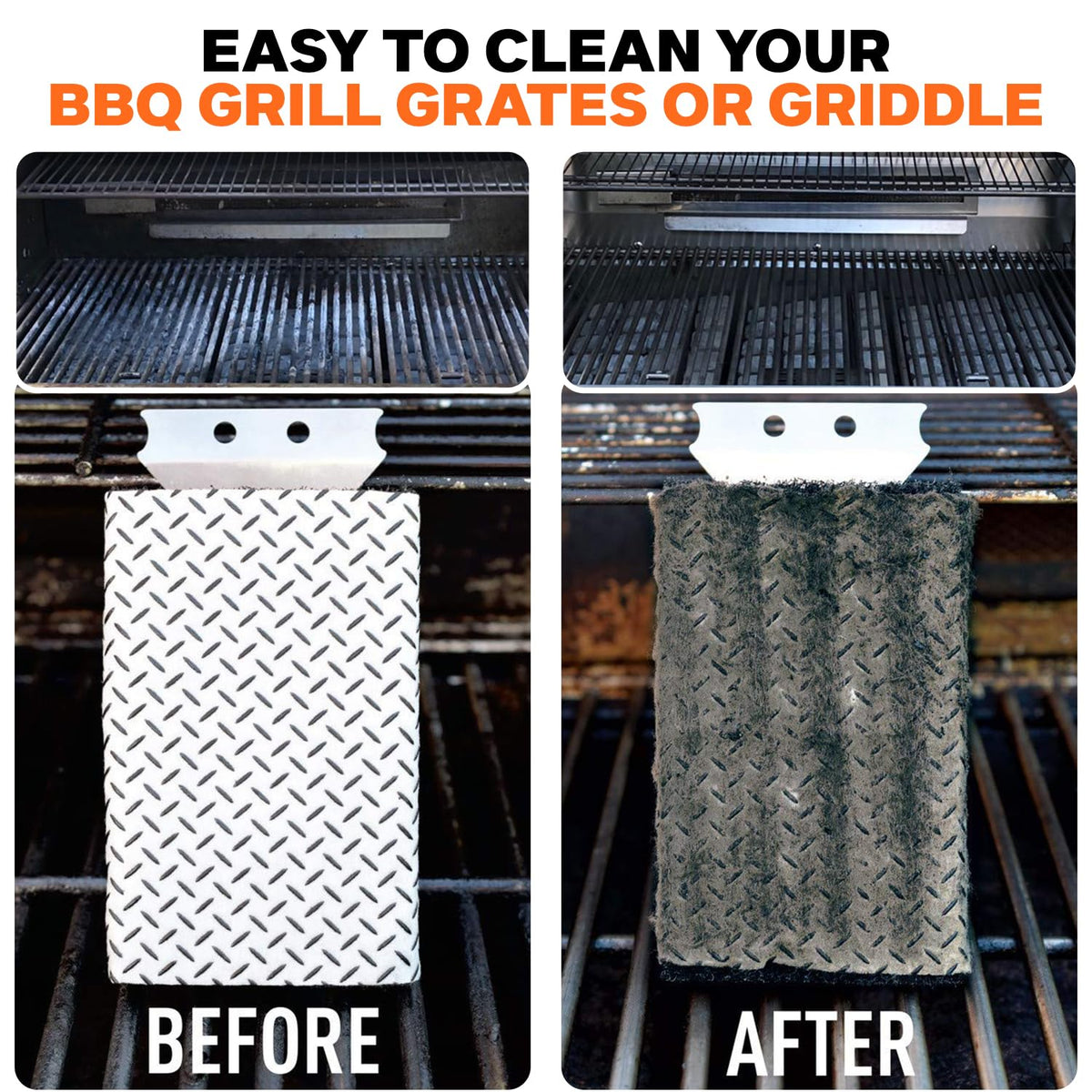 Proud Grill Q-Swiper safe on cool grates and various grate materials.
