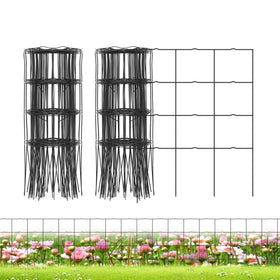 PROWORX decorative garden fence border rolls full view showing 40 ft edging