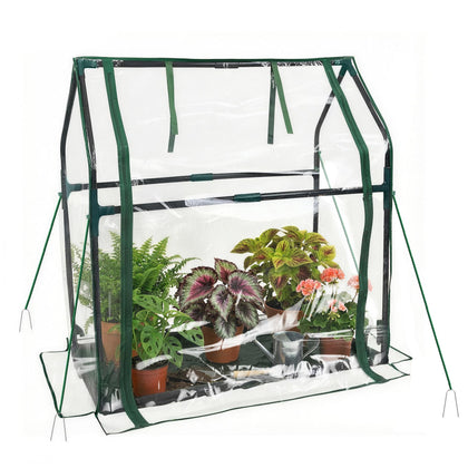 PROWORX mini greenhouse front view showing compact footprint for seed starting