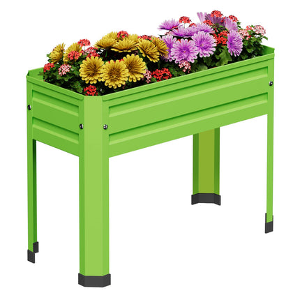 PROXRACER elevated garden bed legs close-up shows sturdy support for year-round planting.