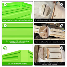 PROXRACER elevated garden bed sturdy legs raise soil access height.