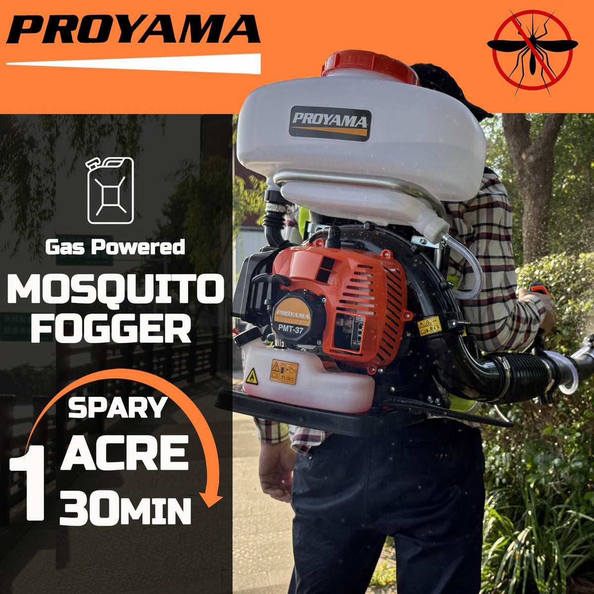 PROYAMA vibration-damping frame enhances comfort while spraying