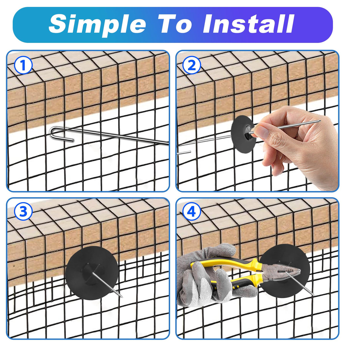 Prozilon weather resistant clips withstand harsh conditions for long lasting use