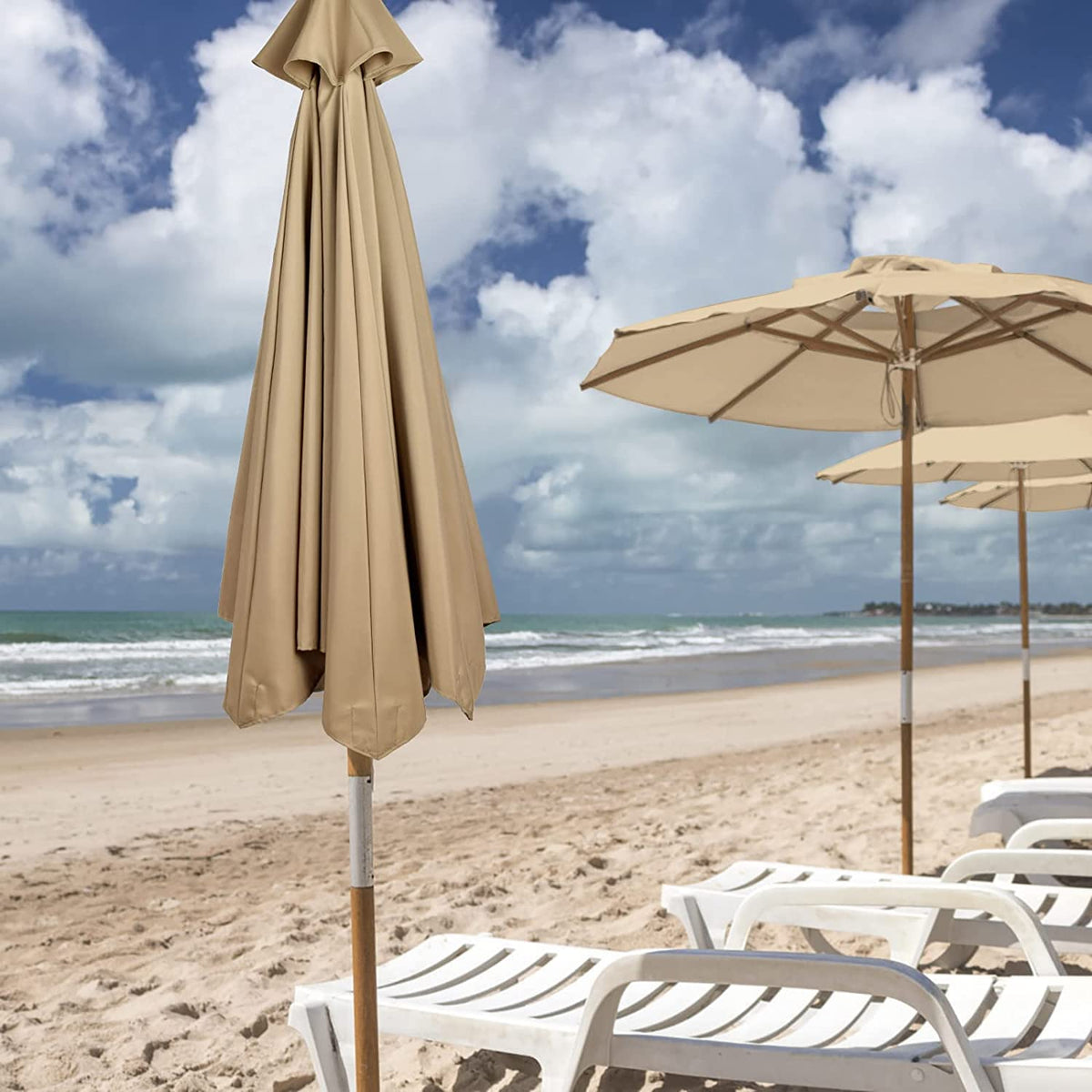 PRTECY replacement canopy waterproof fabric resists rain and fading.